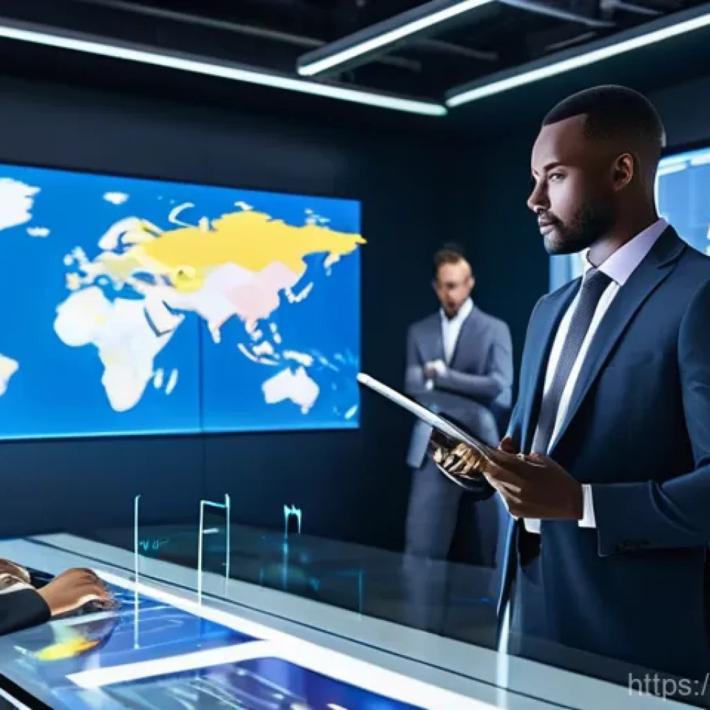 경영학 학생들의 주요 스킬 - **Prompt:** "A diverse team of business professionals, including men and women of various ethnicitie...