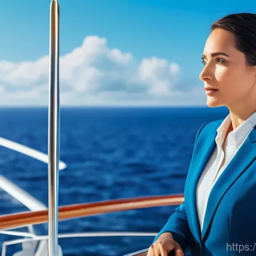 IT 프로젝트 관리 - **Prompt:** A professional project manager, a woman in her late 30s with a confident expression, sta...