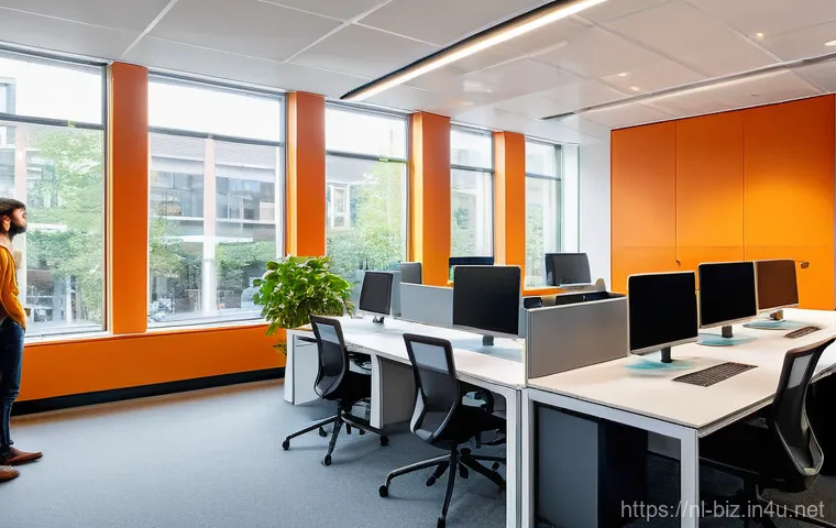 지속 가능한 비즈니스 모델 - Prompt 1: Sustainable & Innovative Dutch Office Environment**