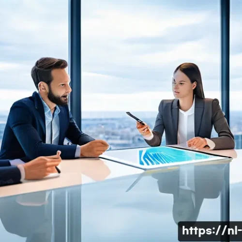 Home 30 경영학 입문 - **Prompt 1: Data-Driven Future in a Dutch Office**
"A diverse group of five business professiona...